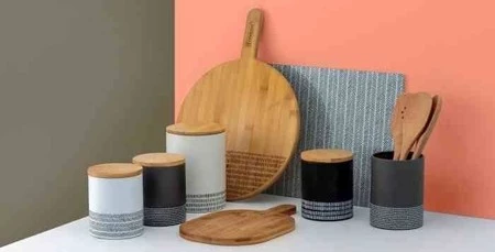 TYP - Pojemnik kuchenny M, szary, Monochrome