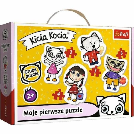 Puzzle baby classic Wesoła Kicia Kocia 36088 -