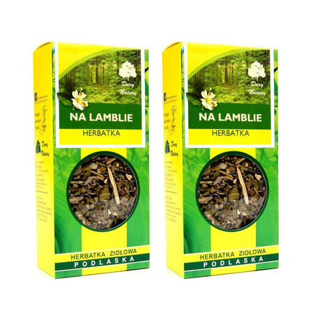 Zestaw: 2x Dary Natury − Herbata na lamblie − 50 g