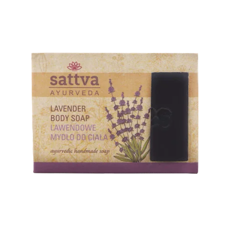 Sattva - Mydło w kostce do ciała Lawenda 125g