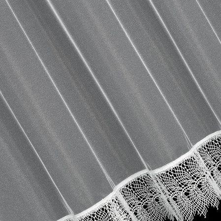 FIRANA GOTOWA SARI NA TAŚMIE 400 X 145 CM BIAŁY