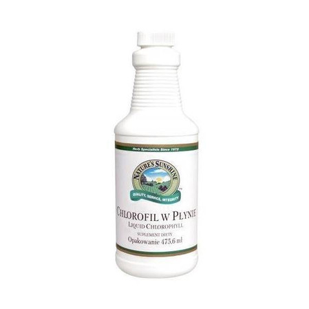 Natures Sunshine Chlorofil 475,6 Ml oczyszczanie