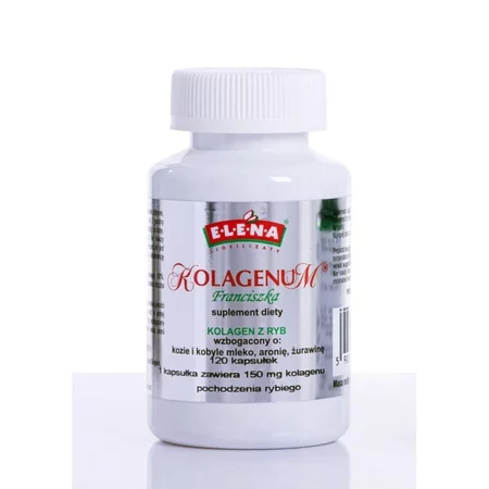 Elena Kolagenum Franciszka Silver kolagen z ryb suplement diety 120 kaps.
