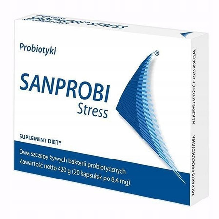 Sanprobi SANPROBI Stress, probiotyk 20 kaps.