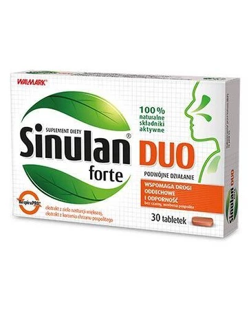 Walmark – Sinulan Duo Forte 450 mg, suplement diety – 60 tabletek powlekanych