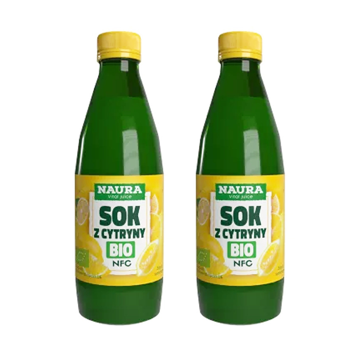 Zestaw 2x Ekologiczny sok z cytryn 100% NFC 250 ml - Nabea.pl