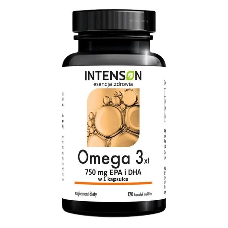 Intenson Omega3 500mg EPA + 250mg DHA 120 kaps.