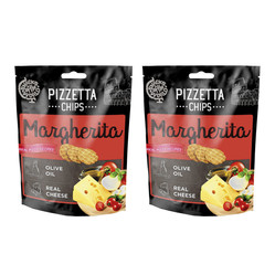 Zestaw: 2x PIZZETTA CHIPS Margherita 70g