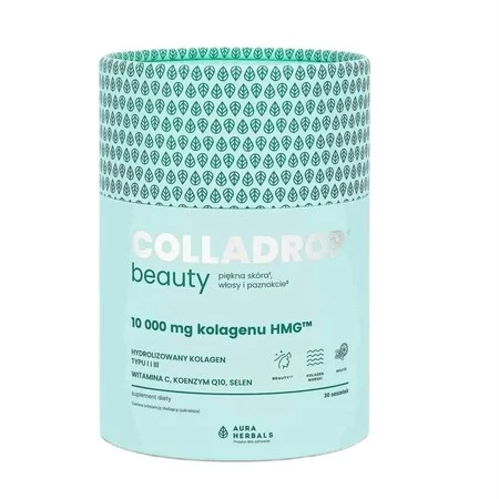 Colladrop® Beauty, kolagen HMG™ 10000 mg  Mojito - 30 saszetek