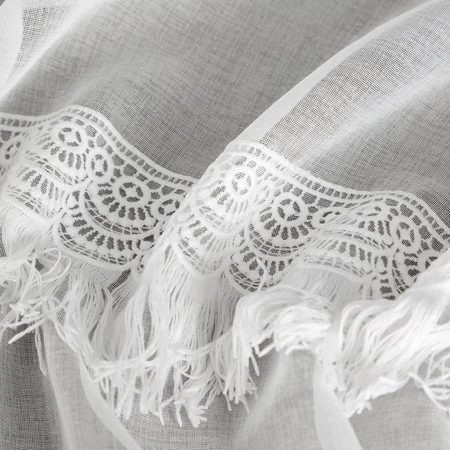 FIRANA GOTOWA ROXANA 140 X 250 CM BIAŁY