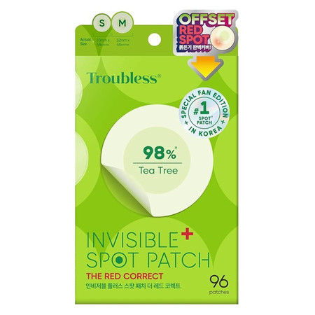 Invisible Plus Spot Patch The Red Correct plastry na niedoskonałości redukujące zaczerwienienie 96szt.