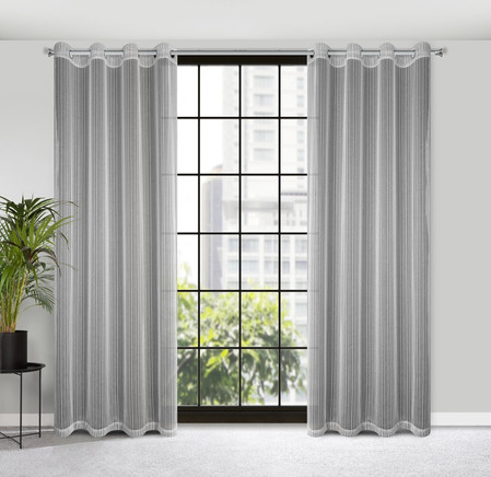 FIRANA GOTOWA NOELIA 140 X 250 CM SREBRNY