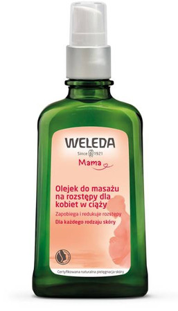 Weleda − Olejek do masażu na rozstępy dla kobiet w ciąży − 100 ml