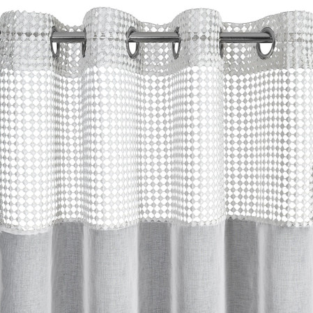 FIRANA GOTOWA GRACE 135 X 250 CM BIAŁY