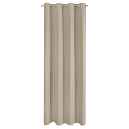 ZASŁONA GOTOWA ADARI 140 X 250 CM CIEMNOBEŻOWY