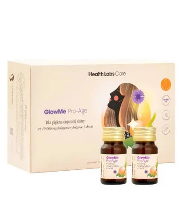 Health Labs Care GlowMe Pro-Age kolagenowe shoty dla skóry dojrzałej 15szt x 30 ml