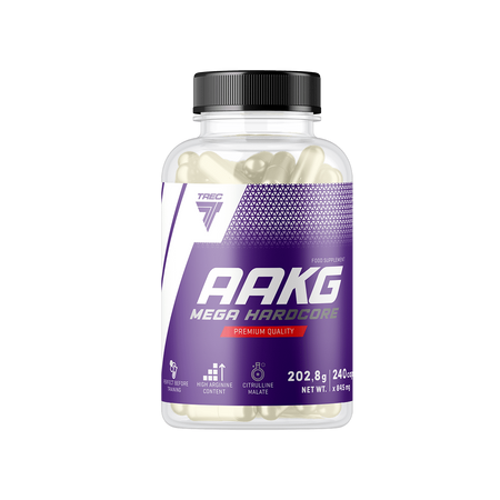 Trec AAKG Mega Hardcore przedtreningówka 240 kaps.
