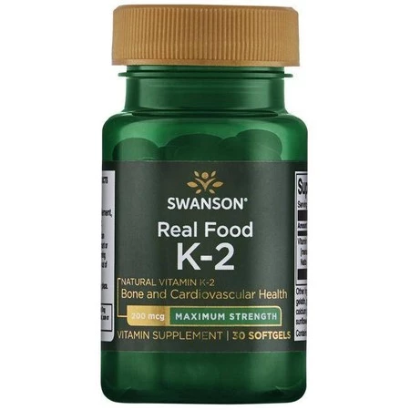 Swanson Witamina K2 Naturalna 200 Mcg 30 K
