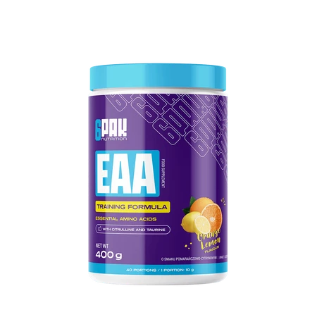 6PAK EAA 400g JAR ORANGE-LEMON