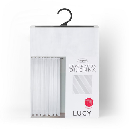 FIRANA GOTOWA LUCY NA TAŚMIE 200 X 270 CM BIAŁY