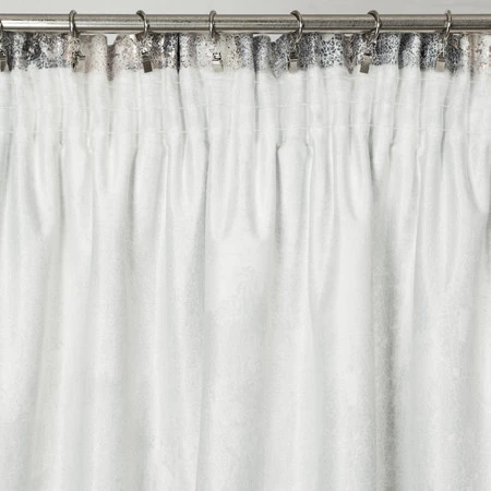 ZASŁONA GOTOWA ESTER NA TAŚMIE 140 X 250 CM SREBRNY