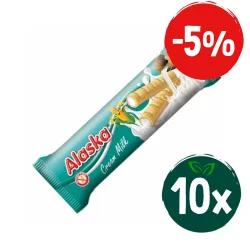 Zestaw: 10x Rurki kukurydziane z mlecznym kremem BEZGL. 18 g