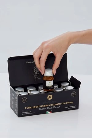 The Collagen Company Płynny Kollagen Morski  x 10 shotów o smaku marakui