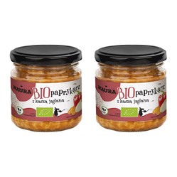 Zestaw 2x Paprykarz z kaszą jaglaną wegański BIO 190 g