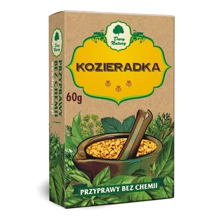 Dary Natury Kozieradka 60G Wspiera Układ Trawienny