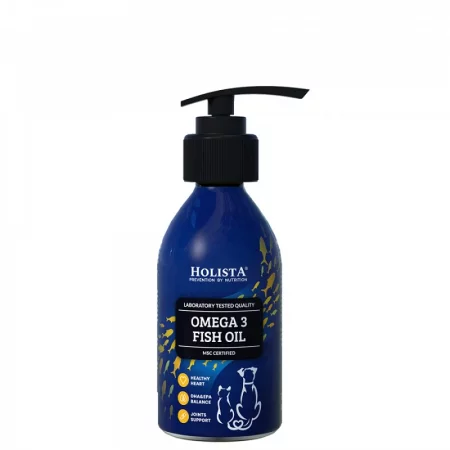 Holista Olej Omega 3 Fish Oil Dla Psa Kota Kwasy Omega Epa Dha Barf  100ml