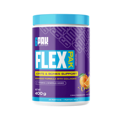 6PAK FLEX PAK na wsparcie stawów 400g smak pomarańcza