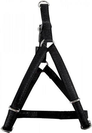 ZOLUX Szelki regulowane Mac Leather Czarne 15mm