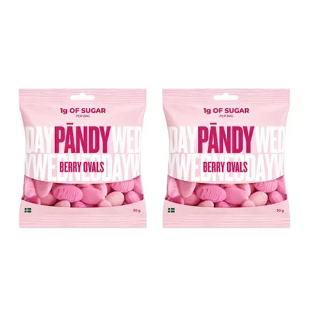 Zestaw: 2x Big Nature Żelki Pandy Berry Ovals 50g