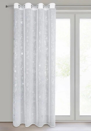 FIRANA GOTOWA BELLE 140 X 250 CM BIAŁY