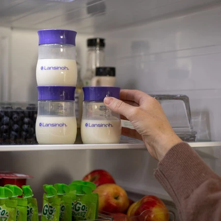 Lansinoh, Butelki do przechowywania pokarmu, 4 szt., NOWA SZATA GRAFICZNA