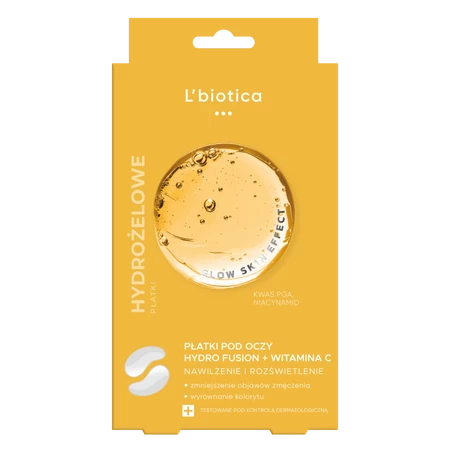 L'biotica Hydrożelowe płatki pod oczy z Witaminą C 1 para