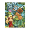 Janod Puzzle w walizce Obraz inspirowany twórczością Rousseau 100 elementów 6+ Made in France