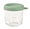 BEABA Pojemnik słoiczkek szklany z zamknięciem 250 ml Sage green