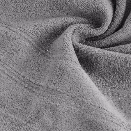 Ręcznik Glory4 (03), 50 x 90 cm, Srebrny