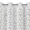 ZASŁONA GOTOWA ROSES 1 140 X 250 CM BIAŁY