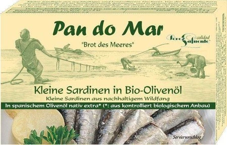 PAN DO MAR SARDYNKI W OLIWIE Z OLIWEK EXTRA VIRGIN 120 g