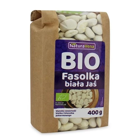 NATURAVENA FASOLKA BIAŁA JAŚ BIO 400g