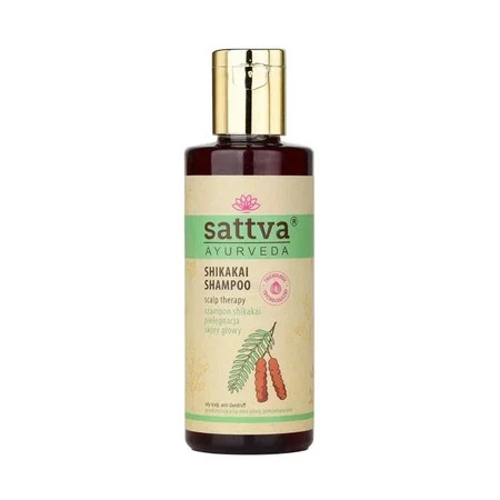 Sattva - Naturalny szampon Shikakai – przeciwłupieżowy i seboregulujący 210 ml KRÓTKA DATA 2026-04-20
