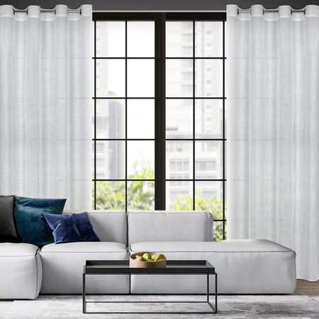 ZASŁONA GOTOWA CINDY 140 X 250 CM BIAŁY
