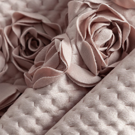Narzuta CERAMIKA ROSES 170 X 210 CM PUDROWY