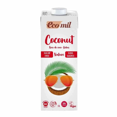 EcoMil − Napój kokosowy bez cukru bezgl. BIO − 1000 ml