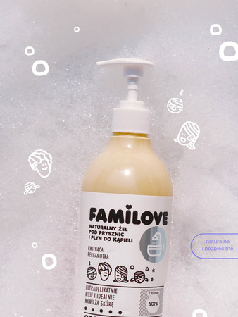 Yope - Familove żel pod prysznic i płyn do kąpieli Kwitnąca Bergamotka 750ml