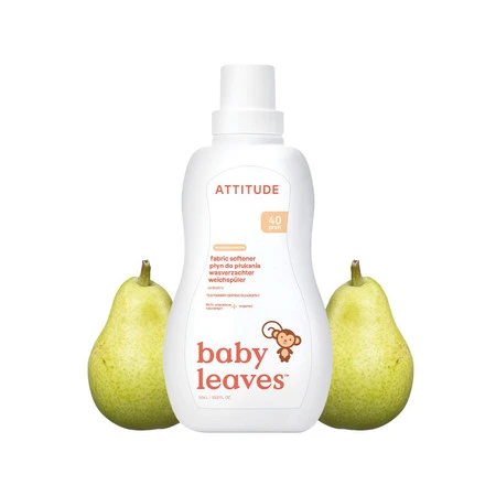 Attitude BABY LEAVES™, Płyn do płukania ubranek dziecięcych o zapachu nektaru gruszkowego, 1L