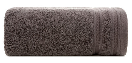 Ręcznik z ozdobną bordiurą w pasy szerokość: 50 cm, długość: 90 cm, kolor: kremowy