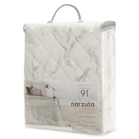 NARZUTA D91 LUIZ 6 200 X 220 CM KREMOWY